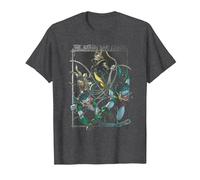 Batman Who Laughs Camiseta, Hombre, Jaspeado Oscuro, 6XL
