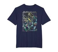 Batman Who Laughs Camiseta, Hombre Tallas Grandes, Azul Marino, 5X Alto
