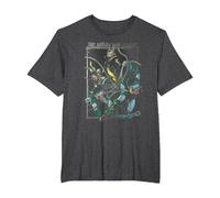 Batman Who Laughs Camiseta, Hombre Tallas Grandes, Jaspeado Oscuro, 4X Alto