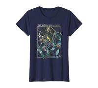 Batman Who Laughs Camiseta, Mujer, Azul Marino, XS
