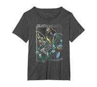 Batman Who Laughs Camiseta, Mujer Tallas Grandes, Jaspeado Oscuro, 4XL Grande