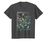 Batman Who Laughs Camiseta, Niños, Jaspeado Oscuro, 4 años
