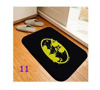 Batman Wonder Woman - Felpudo de interior (15 x 23 pulgadas), antideslizante, para puerta delantera, interior, piso, suciedad, trampa, entrada, zapatos, alfombra