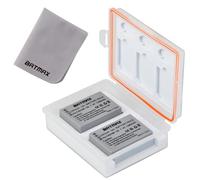 Batmax 2 paquetes de baterías NB-10L NB10L NB10L con funda para batería y tarjetero para cámara Canon PowerShot G1 X, G3 X, G15, G16, SX40 HS, SX50 HS y SX60 HS