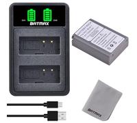 Batmax BLN-1 BCN-1 - Batería y cargador para Olympus OM-D E-M1, E-M5, E-M5 II, Pen E-P5, Pen-F, HLD-6