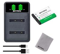Batmax EN-EL19 EN EL19 - Batería y cargador USB para Nikon Coolpix S33 W150 S2500 S2600 S2700 S2800 S3100 S3200 S3300 S3400 S3500 S3600 S3700 S3700 6400 S6500 S6600 S6800 S6900 A100