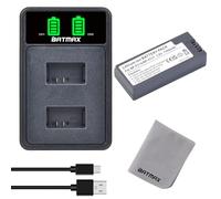 Batmax NP-FC10 NP-FC11 Batería y cargador USB Compatible con Sony Cyber-Shot DSC-F77 DSC-F77A DSC-P2 DSC-P3 DSC-P5 DSC-P7 DSC-P8 DSC-P9 DSC-P10 DSC-P12