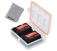 Batmax NP-FZ100 Baterías con compartimento para batería y funda para tarjeta de memoria Compatible con Sony A9 A9R A9S, A7III A7IV A7RIII A7R3 A7R IV A7C A7S III A6600 ILCE 9M2 BC-QZ1 Cámara