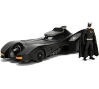 BATMOBILE Modelo De Auto BATMAN RETURNS 1989 Con Figura 1/24 DieCast JADA