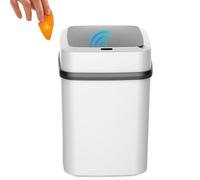 Batón de basura sin toque, basura de basura automática Bin de basura sin toque - Cocina Bin prullen basura 13L, Pucket eléctrico de basura grande, contenedor de basura inteligente para baño de dor