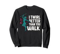 Baton Twirler Majorette Captain Squad Club Competición Sudadera