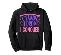 Baton Twirling I Twirl I Drop I Conquista Baton Twirler Sudadera con Capucha