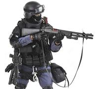 Batop Modelo de soldado de 1/6, figura de acción de soldado de policía especial SWAT de 12 pulgadas, juguete militar, accesorios