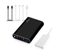 BatPower 75Wh Entrega de Alta Potencia Laptop USB C Banco de energía Compatible con MacBook Pro Air Portátil USB-C Cargador Portatil Batería Externa & Delgado 120W PD USB-C Adaptador con USB QC