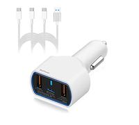 BatPower CPD2 Entrega de Alta Potencia 120W Portátil USB-C Cargador de Coche Compatible con MacBook Pro Air USB C Laptop HP DELL Razer Surface Laptop Cargador de vehiculo Auto Fuente de alimentación
