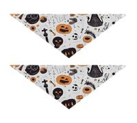 Bats Witchery - Bufanda para perro, resistente al desgaste y juego de 2 piezas para regalo de mascotas de varios tamaños, 30 x 12 y 2 pulgadas