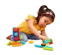 Battat - Caja básica del constructor - Bloques de construcción encajables - Juego de 36 piezas - Juego STEM para niños pequeños - Juguete educativo - 2 años +