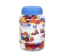 Battat - Caso de Gran Valor - Bloques de construcción encajables - Juego de 80 Piezas - Juego Stem para niños pequeños - Juguete Educativo - 2 años +