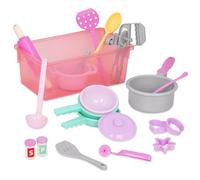 Battat- COOKWARE PLAYSET, Color Colorido (BT7225Z)