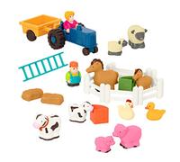 Battat Farm Animals and Accessory Playset
