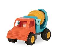 Battat gran camión hormigonera arenero con figura 31 cm - juguete de arena vehículo de juguete infantil para niñas y niños a partir de 18 meses (2 piezas)