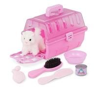 Play Circle - Transportador de Mascotas - Gatito de Peluche - Juguetes de Peluche - El Juego de aparentar - A Partir de 3 años - Cat Grooming Kit