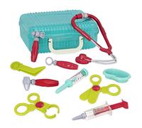 Battat Kit médico de Lujo con maletín para Juego de médicos | Set de 11 piezas con estetoscopio, termómetro, jeringa, tijeras y maletín para juego de médicos, 3 años y +