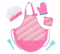 Battat Play Circle Chef's Apron Set, Rosa, Mediano Juguetes