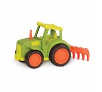 Battat- Tractor w/Rake Traktor, Color Verde (Branford VE1061Z)