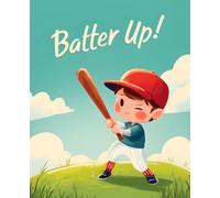 Batter Up!: Young Slugger Baseball Composition Book for Boys | 7.5 x 9.25 Inches | 110 Wide-Ruled Pages with Margin | Fun Matte Sports Cover
