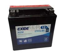 Batteria moto Exide 12Ah (YTX14-BS)