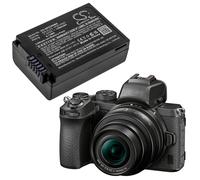 BATTERIE 1280mAh Tipo EN-EL25 VFB12502 Para Nikon Z FC Sin Espejo, Z30 Z50 ZFC