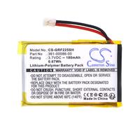 BATTERIE 180mAh Tipo 361-00086-00 Para Garmin 010-01959-00, Approach G10 S20