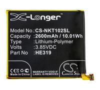 BATTERIE 2600mAh Tipo HE319 HE330 Para Nokia 3, TA-1020 TA-1028 TA-1032 TA-1038