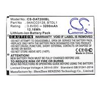 BATTERIE 3200mAh Tipo 94ACC0128 94ACC0129 BTDL1 Para Datalogic Axist, DL-Axist
