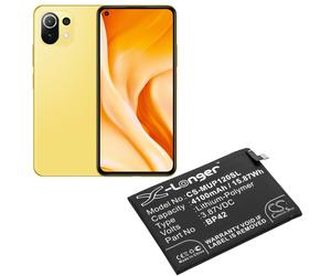 BATTERIE 4100mAh Tipo BP42 Para Xiaomi Mi 11 Lite, M2101K9C, M2101K9G, M2101K9AG
