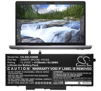 BATTERIE 4150mAh 3HWPP 3PCVM YPVX3 Para DELL Latitude 14 5410 5501 5510
