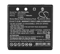 BATTERIE 700mAh Tipo BA203000 Fub9NM Para HBC FBFUB09N FUB 9NM 6V FUB9NM Linus 4