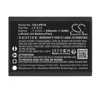 BATTERIE 950mAh Tipo LP-E10 LPE10 Para Canon EOS 1100D EOS KISS X50 EOS REBEL T3