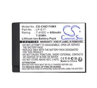 BATTERIE 950mAh Tipo LP-E17 LC-E17 LC-E17C Para Canon EOS 200D 250D 750D 760D