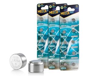 Batterie AG5 LR754 - Paquete de 30 baterías alcalinas 754 LR48 193 de 1,5 V a Fondo