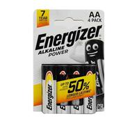 BATTERIE POWER LR6 AA STILO 1.5V ALKALINE 4PZ