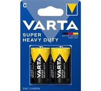 BATTERIE ZINCO SUPER HEAVY DUTY MEZZA TORCIA R14 C 1.5V 2PZ