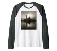 Battersea South London Tees Central eléctrica Camiseta Manga Raglan