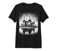 Battersea South London Tees - Estación de energía icónica de Londres Camiseta Premium