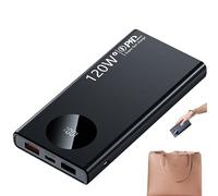 Battery Bank, 120W High Speed Fast Charging Energy Bank, 5.51x2.64x0.67 Inches Heavy Duty Small External Battery Pack for Phones, Tablets, Laptops, and Travel Needs