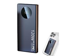 Battery Bank, High-Speed Fast Charging Power Bank, 120W Small Portable Energy Pack, Ideal for Smartphones, Tablets, Laptops, Travel, Outdoor Activities and Work, 5.51x2.64x0.67 Inches