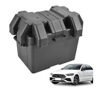 Battery Box, Large Heavy Duty Battery Storage Case with Strap and Vent Caps, Automotive Replacement Tray, Perfect For Marine Boat RV Camping Solar Power Equipment,10.23x7.08x7.87in