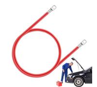 Battery Cables with Terminals, Boat Battery Cable, 19.7 Inches 5awg Pure Copper, Automotive Wiring Connectors for Marine Engine Motorcycle Golf Cart Solar, Red, Black