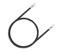 Battery Cables with Terminals, Boat Battery Cable, 19.7 Inches 5awg Pure Copper, Automotive Wiring Connectors for Marine Engine Motorcycle Golf Cart Solar, Red, Black